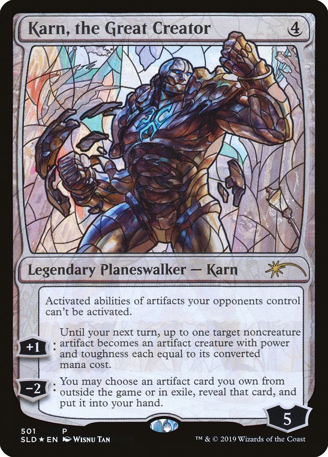 Karn, the Great Creator (Stained Glass) [Secret Lair Drop Promos] | Anubis Games and Hobby