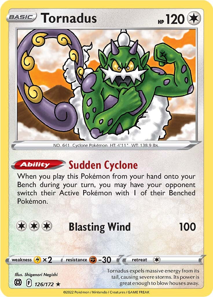 Tornadus (126/172) [Sword & Shield: Brilliant Stars] | Anubis Games and Hobby