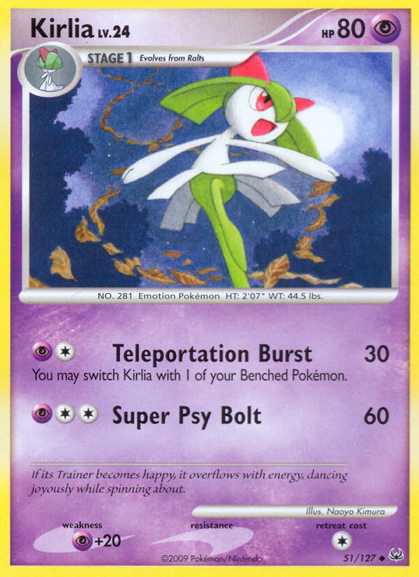 Kirlia (51/127) [Platinum: Base Set] | Anubis Games and Hobby