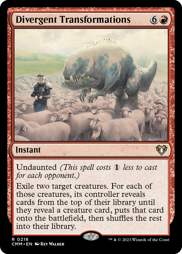 Divergent Transformations [Commander Masters] | Anubis Games and Hobby