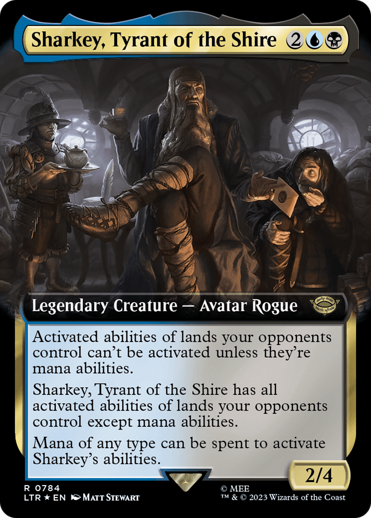 Sharkey, Tyrant of the Shire (Extended Art) (Surge Foil) [The Lord of the Rings: Tales of Middle-Earth] | Anubis Games and Hobby