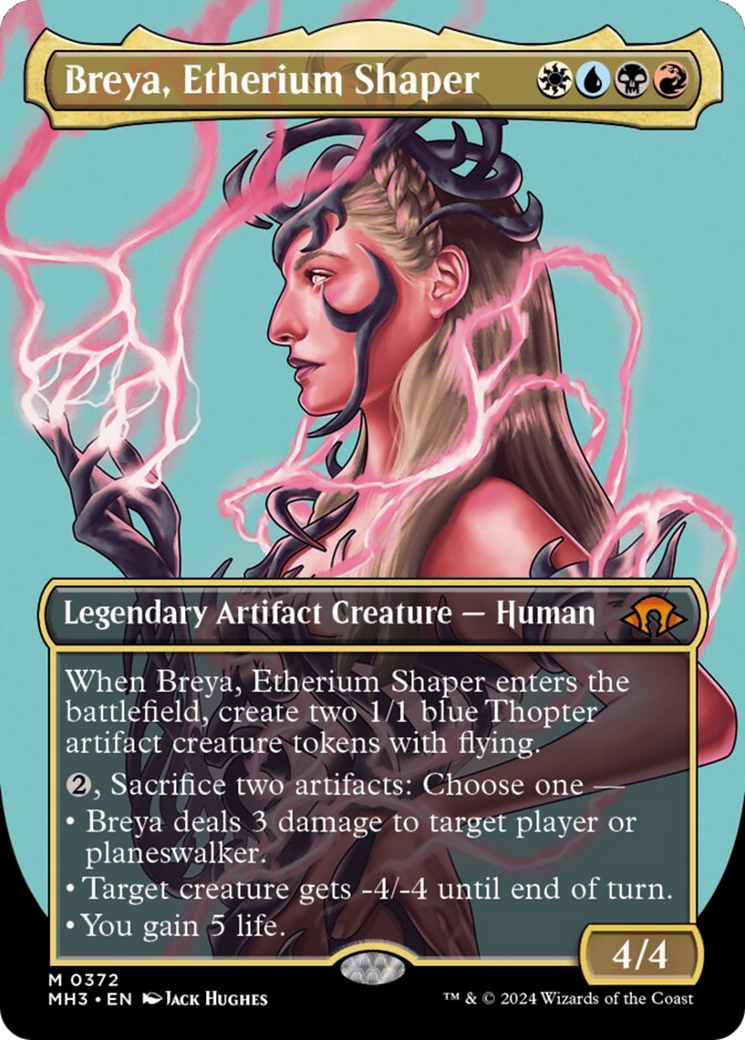 Breya, Etherium Shaper (Borderless) [Modern Horizons 3] | Anubis Games and Hobby