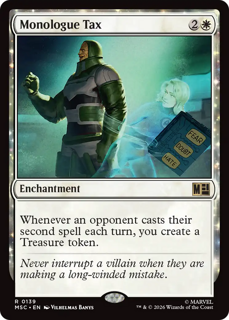 Monologue Tax [Marvel Super Heroes Commander] | Anubis Games and Hobby