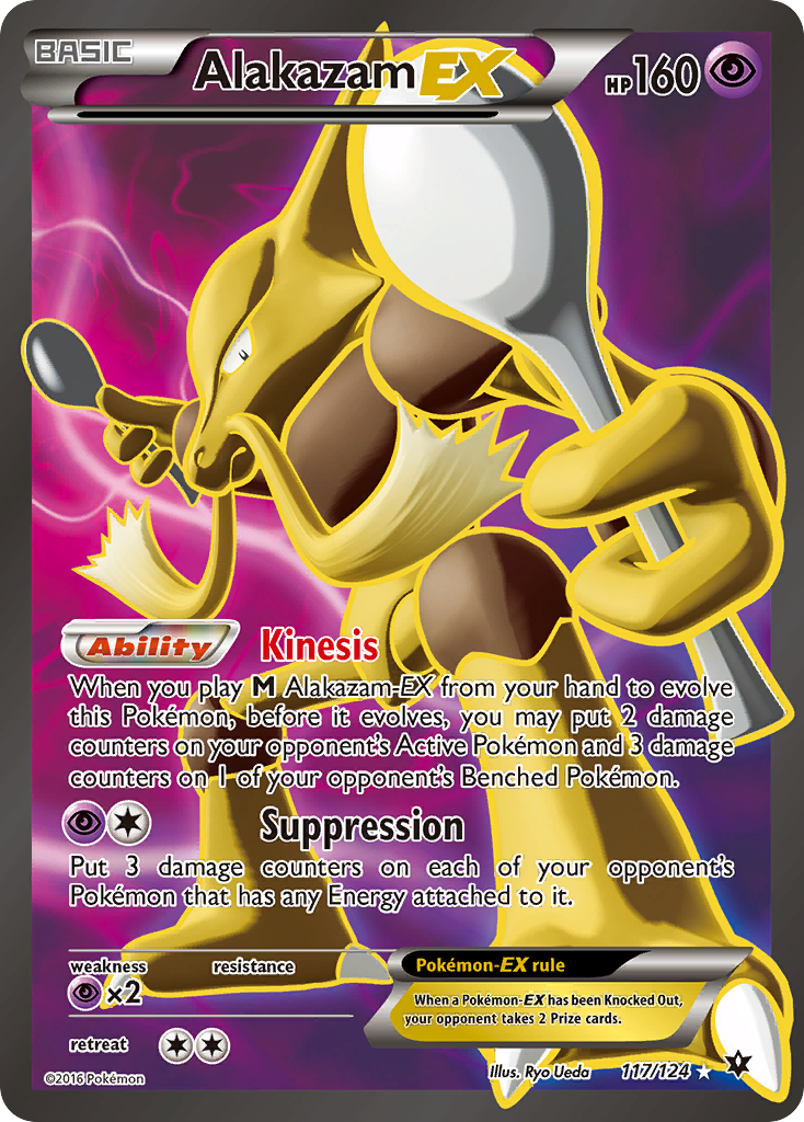 Alakazam EX (117/124) [XY: Fates Collide] | Anubis Games and Hobby