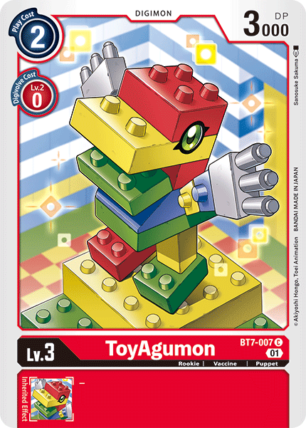 ToyAgumon [BT7-007] [Next Adventure] | Anubis Games and Hobby