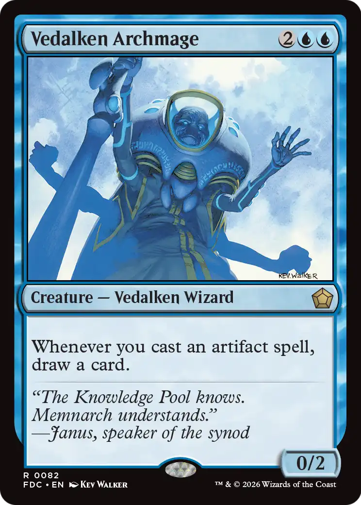 Vedalken Archmage [Foundations Commander] | Anubis Games and Hobby