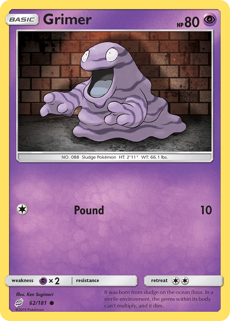Grimer (62/181) [Sun & Moon: Team Up] | Anubis Games and Hobby