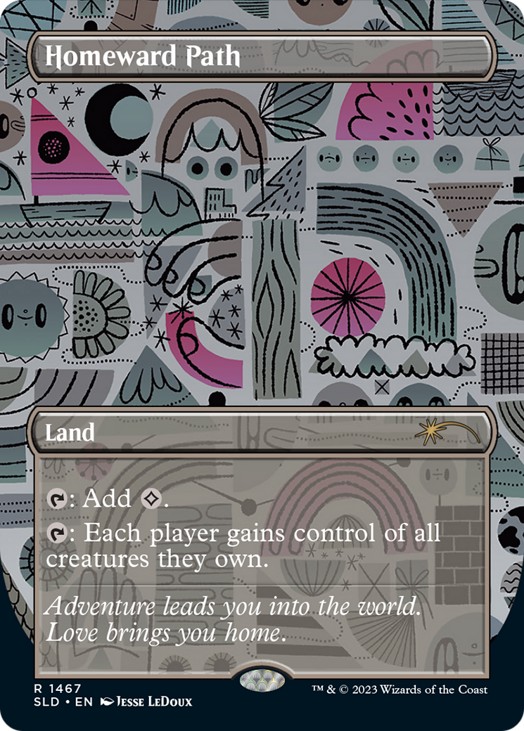 Homeward Path (Rainbow Foil) [Secret Lair Drop Series] | Anubis Games and Hobby