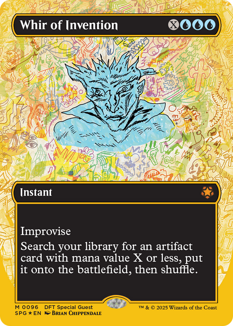 Whir of Invention (Borderless) (First-Place Foil) [Aetherdrift Special Guests] | Anubis Games and Hobby