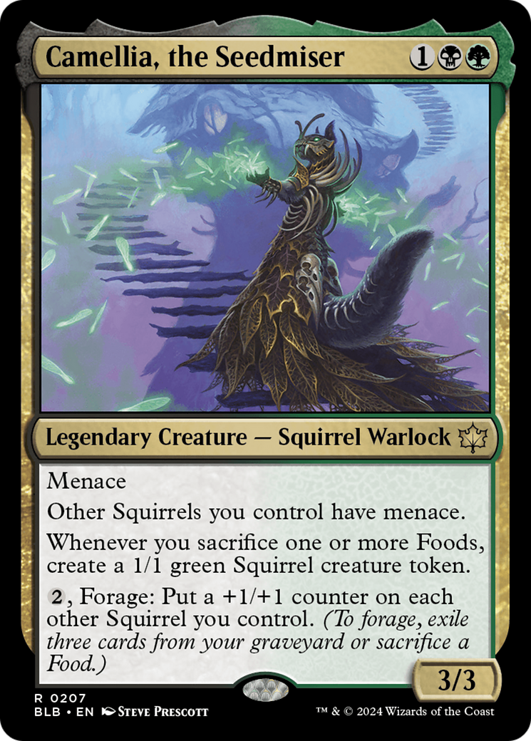 Camellia, the Seedmiser [Bloomburrow] | Anubis Games and Hobby