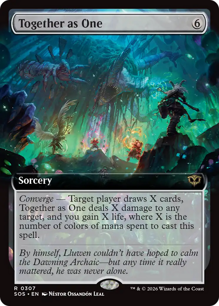Together as One (Extended Art) [Secrets of Strixhaven] | Anubis Games and Hobby