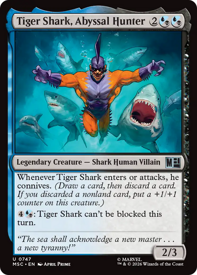 Tiger Shark, Abyssal Hunter [Marvel Super Heroes Commander] | Anubis Games and Hobby