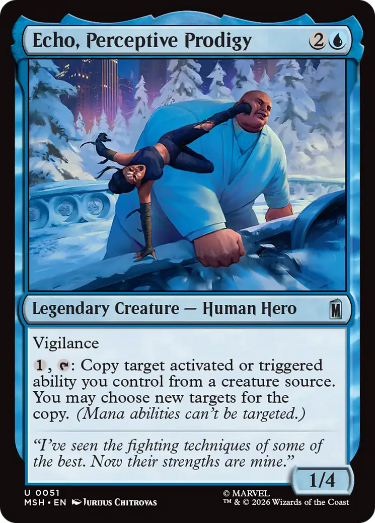 Echo, Perceptive Prodigy [Marvel Super Heroes] | Anubis Games and Hobby