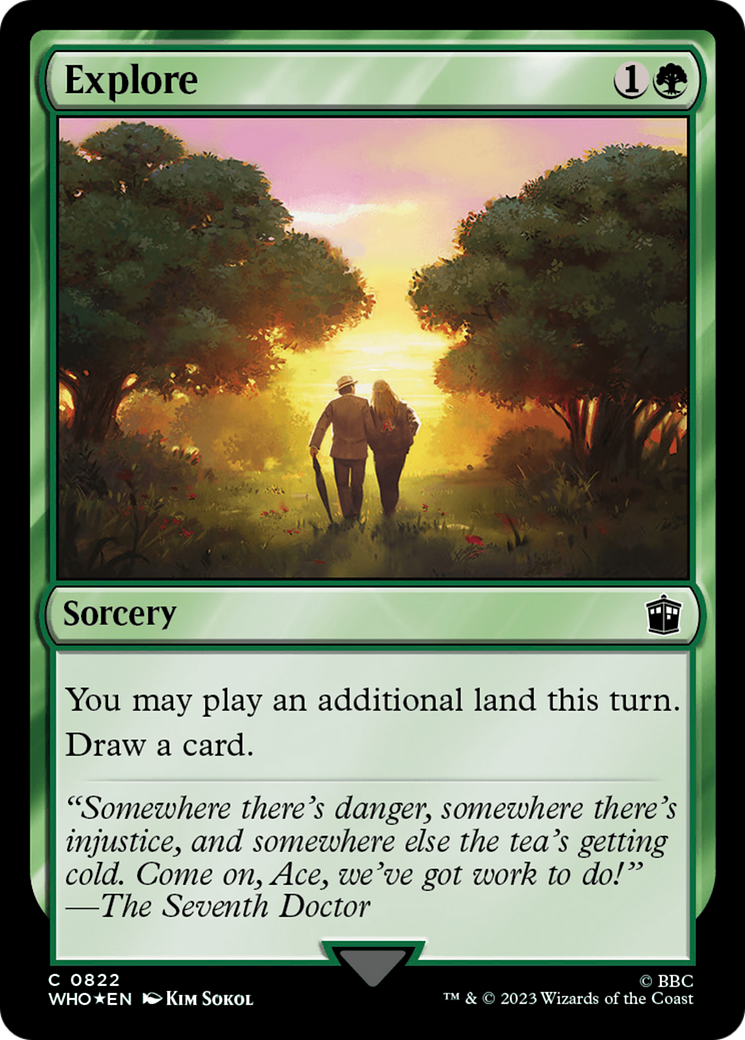 Explore (Surge Foil) [Doctor Who] | Anubis Games and Hobby