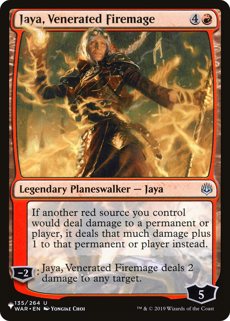 Jaya, Venerated Firemage [The List Reprints] | Anubis Games and Hobby