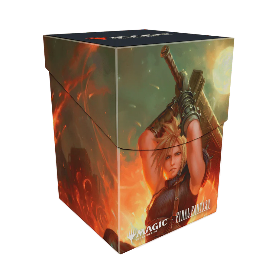 MTG x FF Deck Box 100+ - Cloud, Ex-SOLDIER | Anubis Games and Hobby