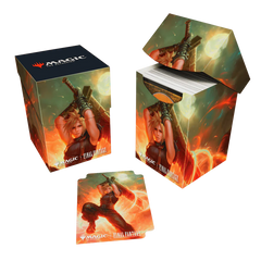 MTG x FF Deck Box 100+ - Cloud, Ex-SOLDIER | Anubis Games and Hobby