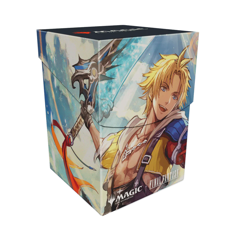 MTG x FF Deck Box 100+ - Tidus, Yuna's Guardian | Anubis Games and Hobby