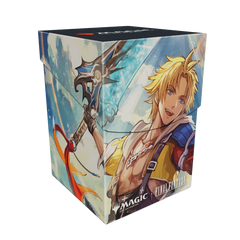 MTG x FF Deck Box 100+ - Tidus, Yuna's Guardian | Anubis Games and Hobby