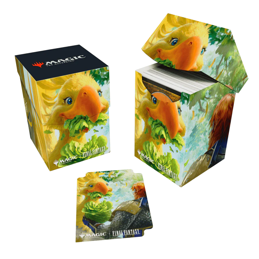 MTG x FF Deck Box 100+ - Gysahl Greens | Anubis Games and Hobby