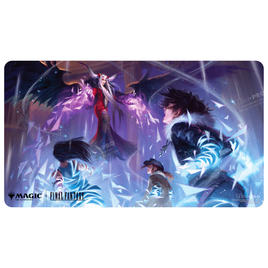 MTG x FF Playmat - Temporal Extortion as "Absorb into Time" | Anubis Games and Hobby