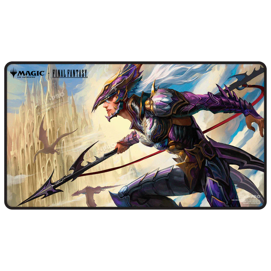 MTG x FF Playmat -  Kain, Traitorous Dragoon | Anubis Games and Hobby