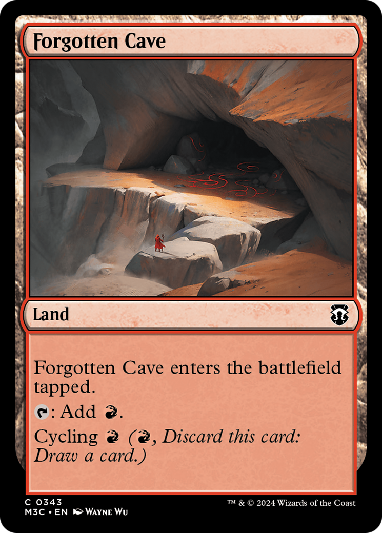 Forgotten Cave (Ripple Foil) [Modern Horizons 3 Commander] | Anubis Games and Hobby