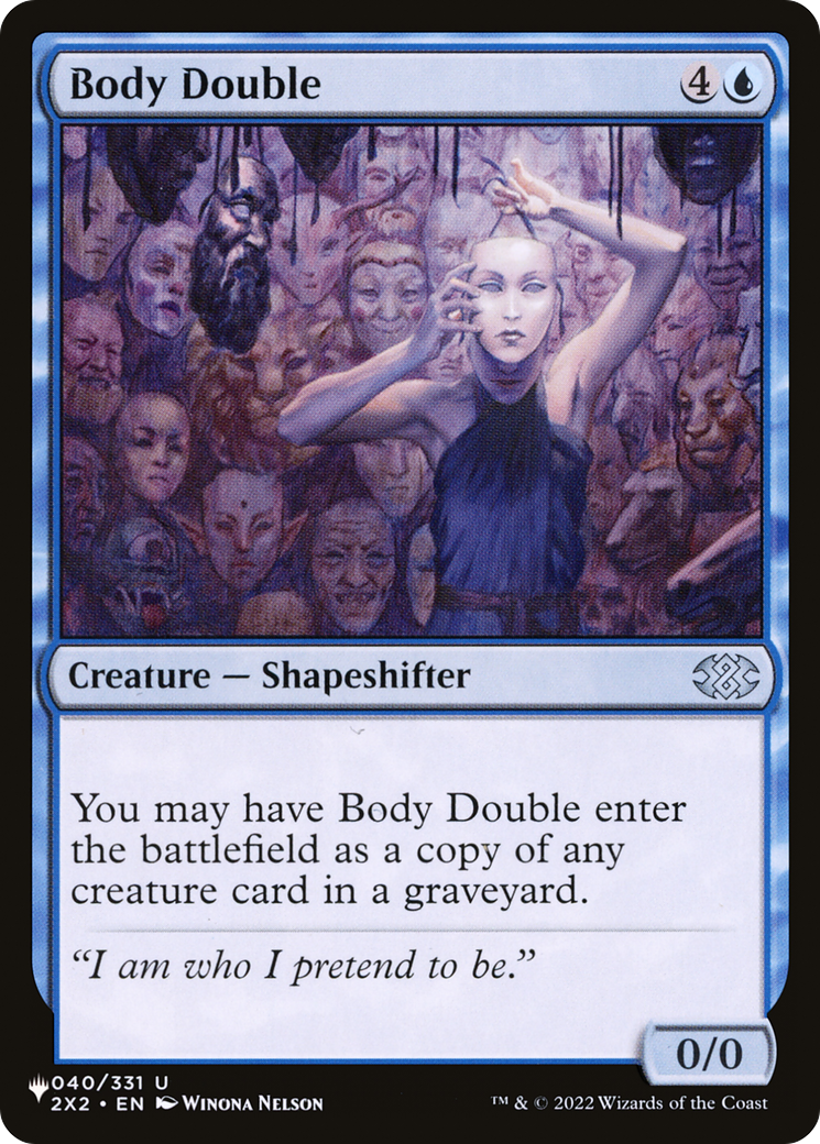 Body Double [The List Reprints] | Anubis Games and Hobby