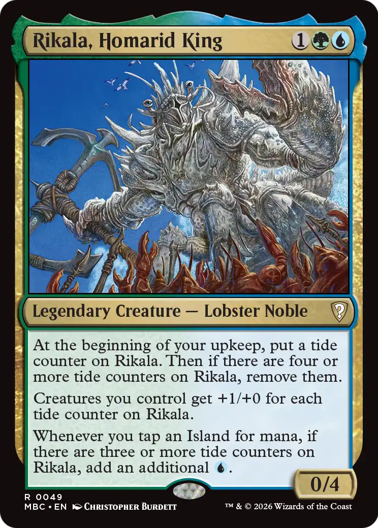 Rikala, Homarid King [Mystery Booster: Commander Edition] | Anubis Games and Hobby