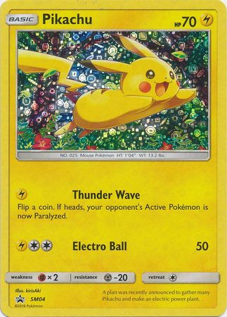 Pikachu (SM04) (General Mills Promo) [Sun & Moon: Black Star Promos] | Anubis Games and Hobby