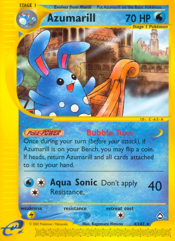 Azumarill (4/147) [Aquapolis] | Anubis Games and Hobby