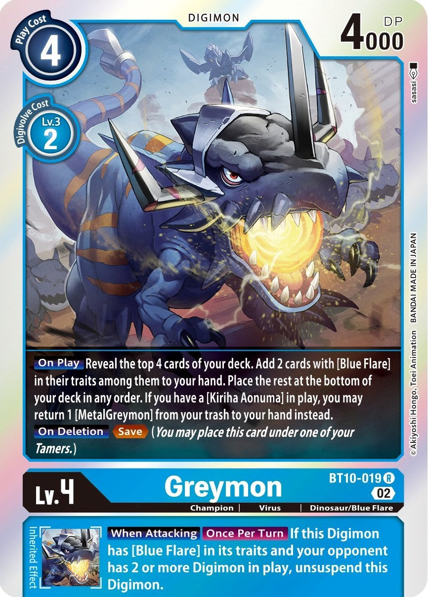 Greymon [BT10-019] [Xros Encounter] | Anubis Games and Hobby