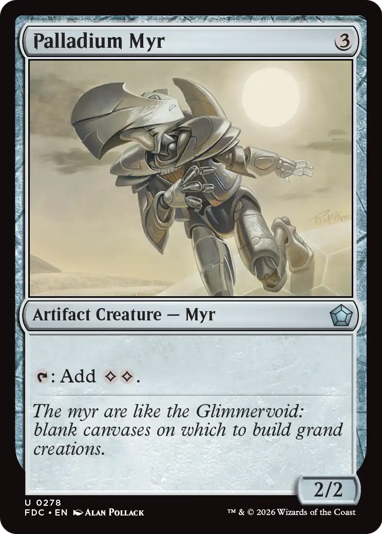 Palladium Myr [Foundations Commander] | Anubis Games and Hobby