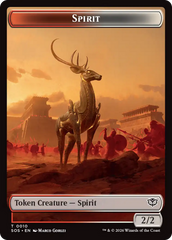 Inkling (0006) // Spirit (0010) Double-Sided Token [Secrets of Strixhaven Tokens] | Anubis Games and Hobby