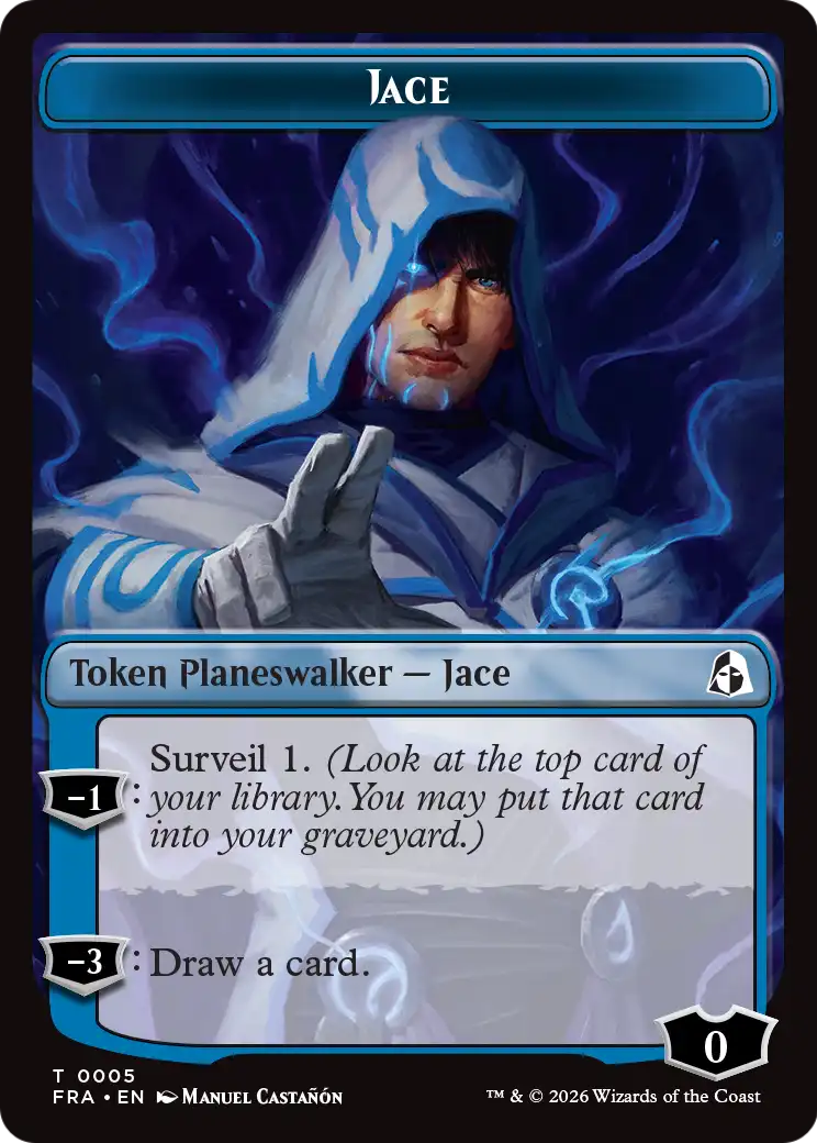 Gingerbrute // Jace Double-Sided Token [Reality Fracture Commander Tokens] | Anubis Games and Hobby