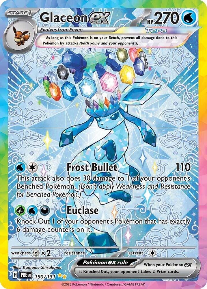 Glaceon ex (150/131) [Scarlet & Violet: Prismatic Evolutions] | Anubis Games and Hobby