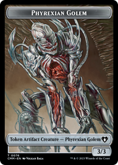 Phyrexian Golem // Ox Double-Sided Token [Commander Masters Tokens] | Anubis Games and Hobby