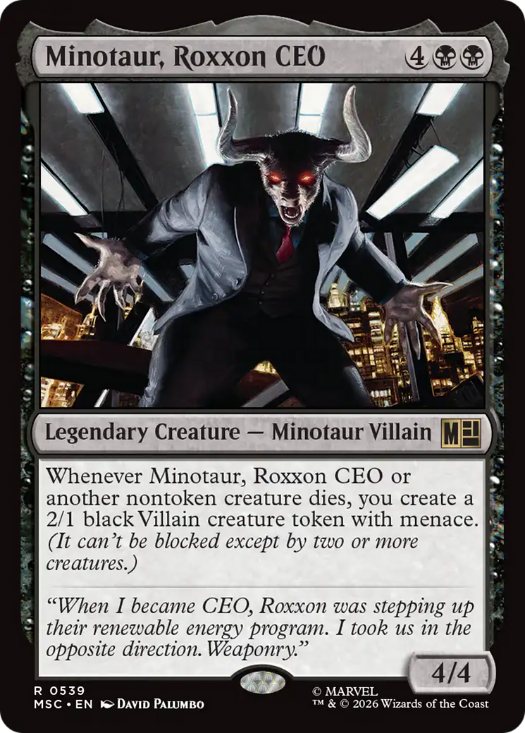 Minotaur, Roxxon CEO [Marvel Super Heroes Commander] | Anubis Games and Hobby