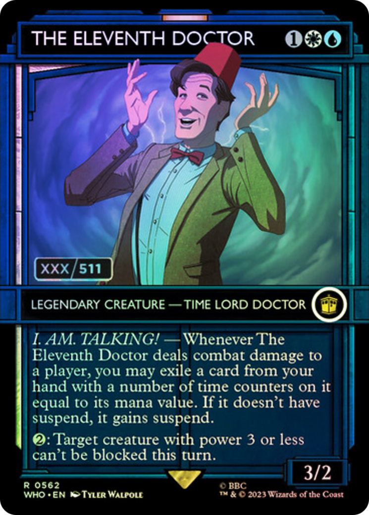 The Eleventh Doctor (Serial Numbered) [Doctor Who] | Anubis Games and Hobby