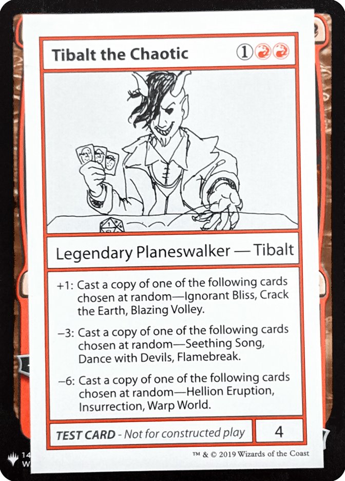 Tibalt the Chaotic [Mystery Booster Playtest Cards] | Anubis Games and Hobby