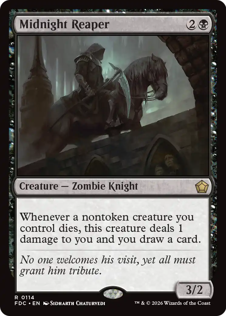Midnight Reaper [Foundations Commander] | Anubis Games and Hobby