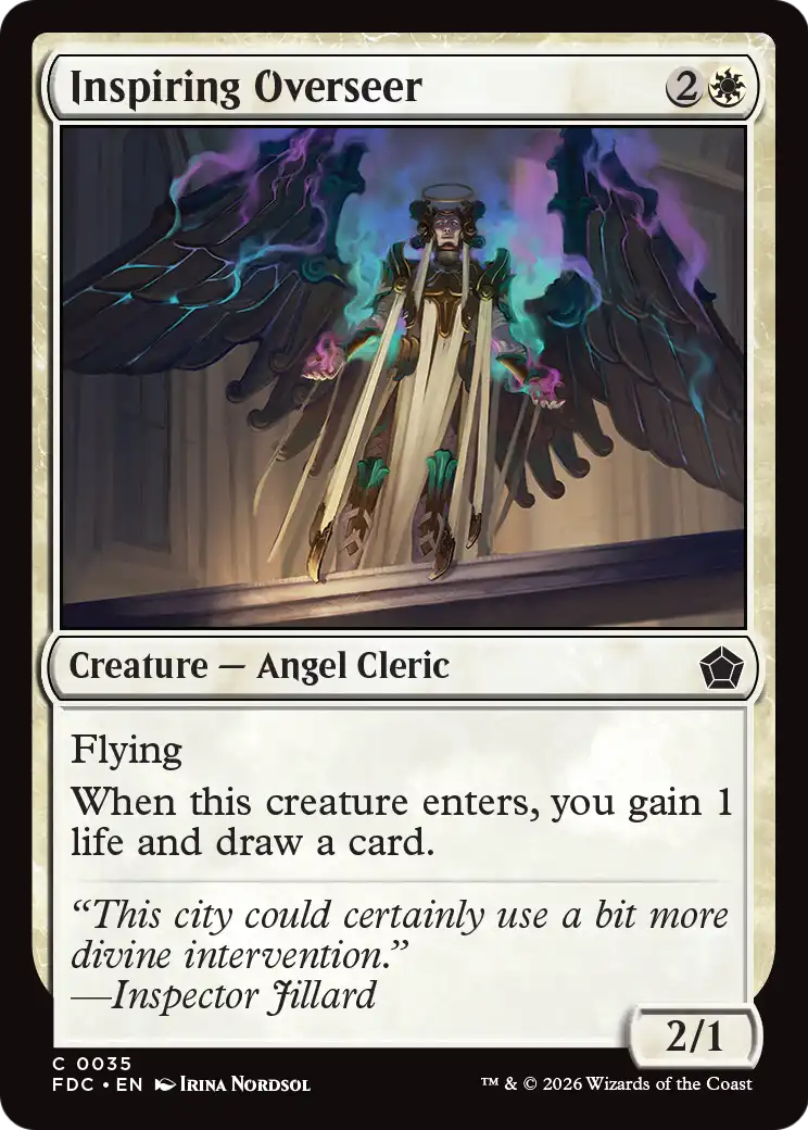 Inspiring Overseer [Foundations Commander] | Anubis Games and Hobby