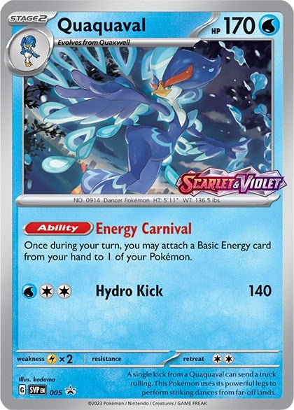 Quaquaval (005) [Scarlet & Violet: Black Star Promos] | Anubis Games and Hobby