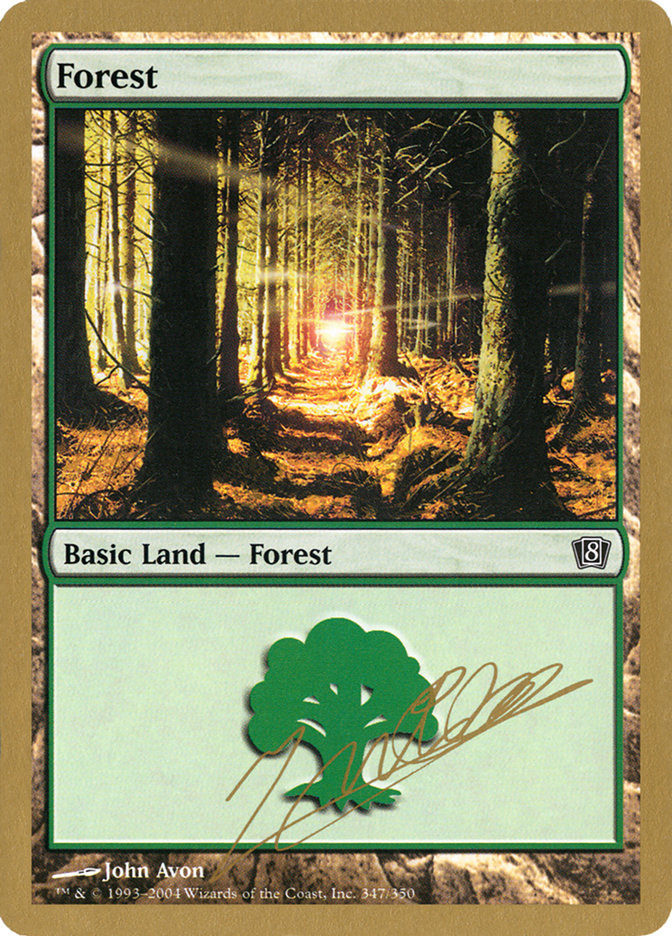 Forest (jn347) (Julien Nuijten) [World Championship Decks 2004] | Anubis Games and Hobby