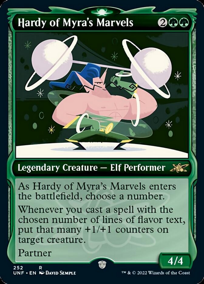 Hardy of Myra's Marvels (Showcase) [Unfinity] | Anubis Games and Hobby