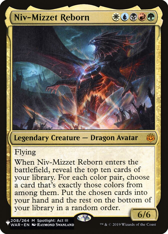 Niv-Mizzet Reborn [The List] | Anubis Games and Hobby