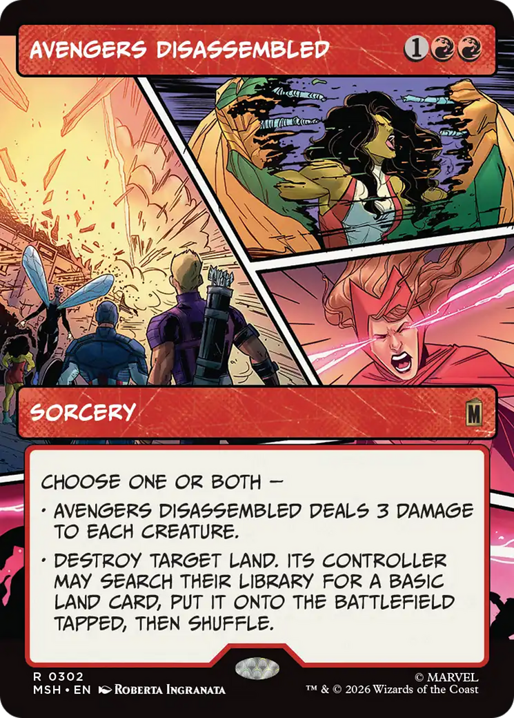 Avengers Disassembled (Borderless) [Marvel Super Heroes] | Anubis Games and Hobby