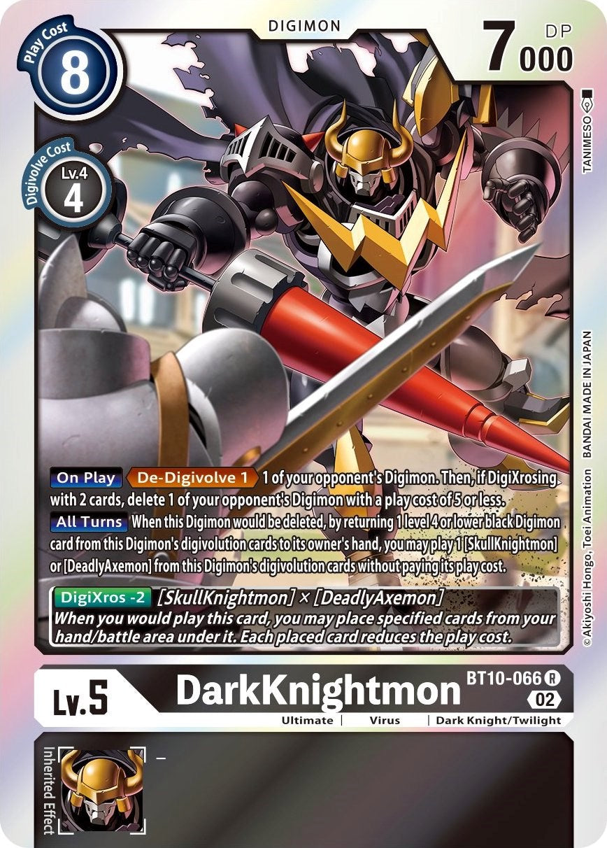 DarkKnightmon [BT10-066] [Xros Encounter] | Anubis Games and Hobby