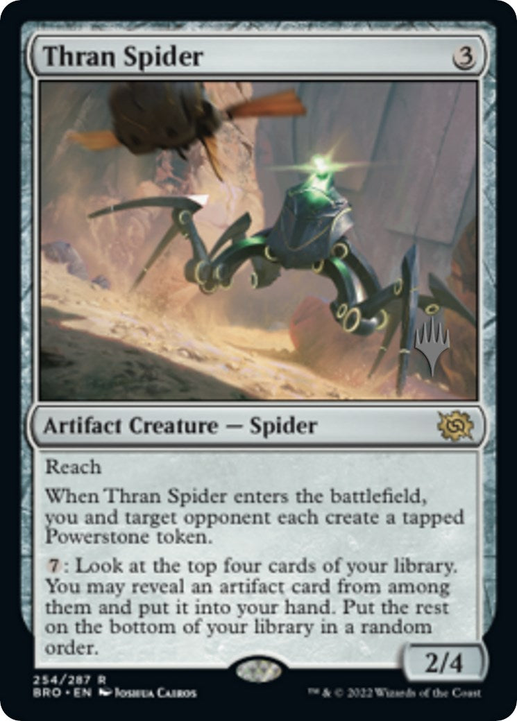 Thran Spider (Promo Pack) [The Brothers' War Promos] | Anubis Games and Hobby