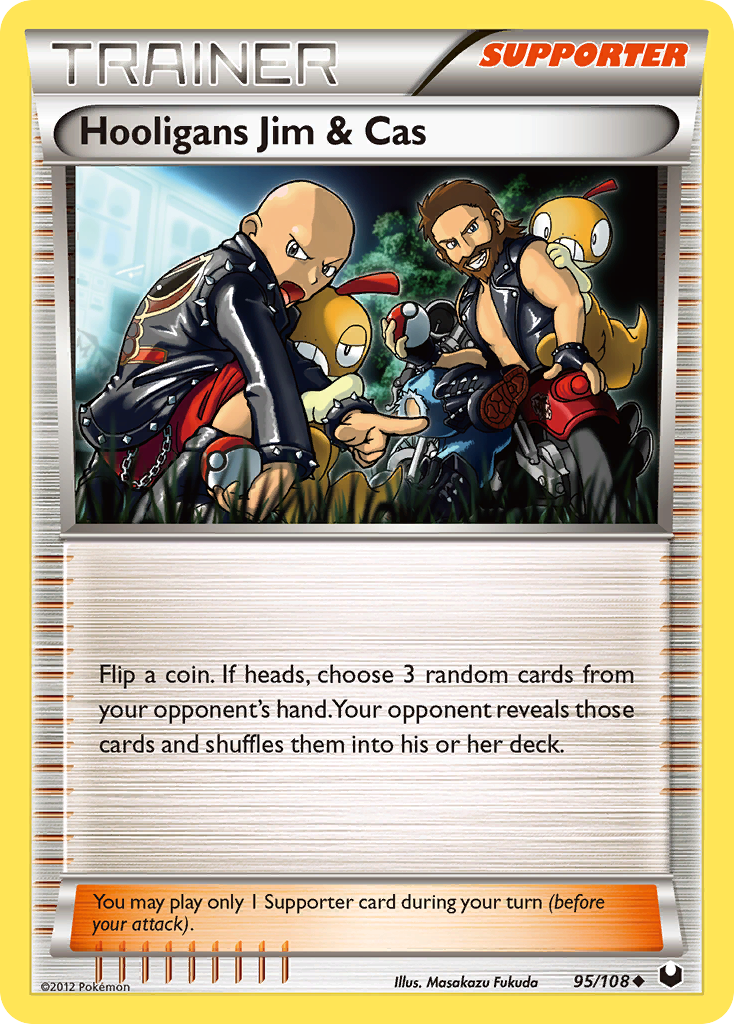 Hooligans Jim & Cas (95/108) [Black & White: Dark Explorers] | Anubis Games and Hobby